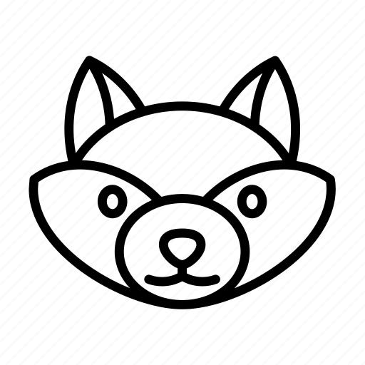 Cartoon, modern, animal, raccoon icon - Download on Iconfinder