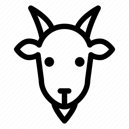 Animal, goat, goat face, mammal, ram animal icon - Download on Iconfinder