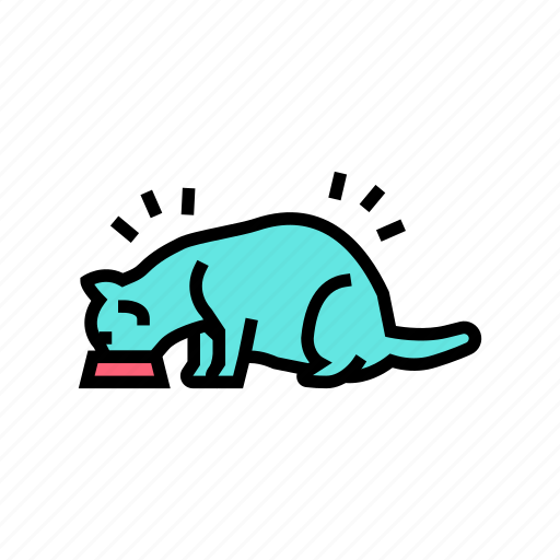 Animal, building, cat, eating, food, puppy icon - Download on Iconfinder