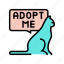 adopt, animal, building, cat, me, talk 