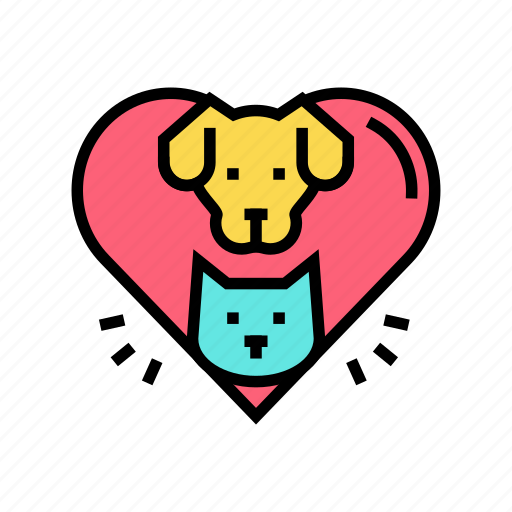 Building, cat, dog, heart, shelter, worker icon - Download on Iconfinder