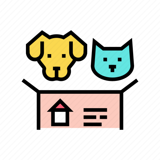 Animal, cat, dog, house, looking, new icon - Download on Iconfinder