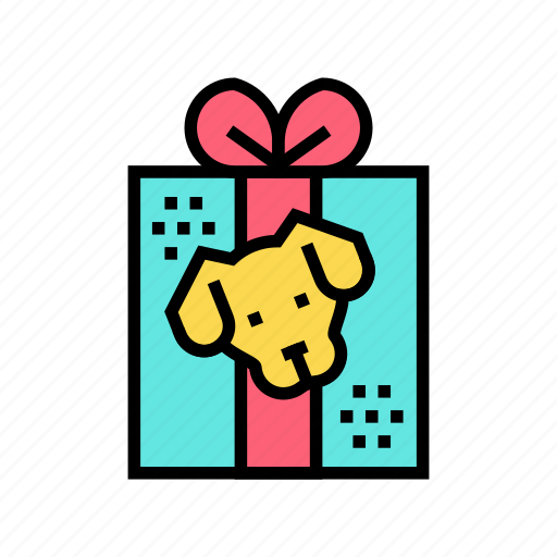 Animal, building, dog, donation, present, puppy icon - Download on Iconfinder