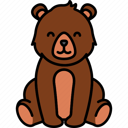 Animal, bear, brown, nature icon - Download on Iconfinder
