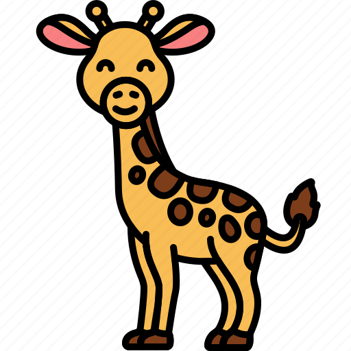 Animal, giraffe, wild, zoo icon - Download on Iconfinder