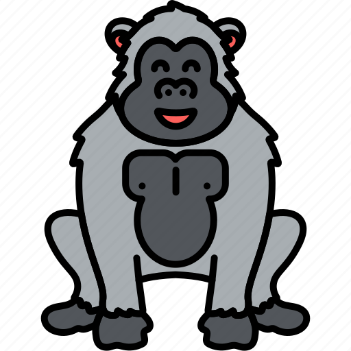Animal, ape, gorilla, monkey icon - Download on Iconfinder