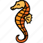 animal, sea, seahorse, hippocampus 