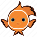 clownfish, fish, animal