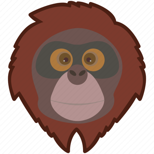 Orang utan, monkey, animal icon - Download on Iconfinder