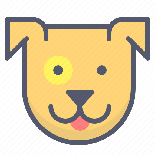 Baby, cute, dog, friend, pet, tongue icon - Download on Iconfinder