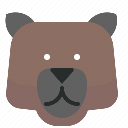 Bear, brown, forest, grizzly, wild, wilderness, zoo icon - Download on Iconfinder