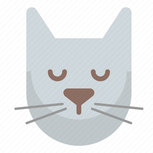 Calm, cat, peaceful, pet, sleep icon - Download on Iconfinder