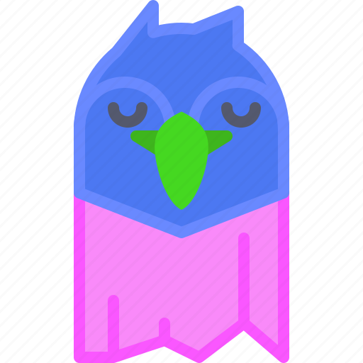 Bird, calm, parrot, rest, sleep icon - Download on Iconfinder