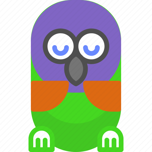Bird, night, parrot, rest, sleep, wait icon - Download on Iconfinder