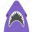 aquarium, attack, aware, danger, shark 