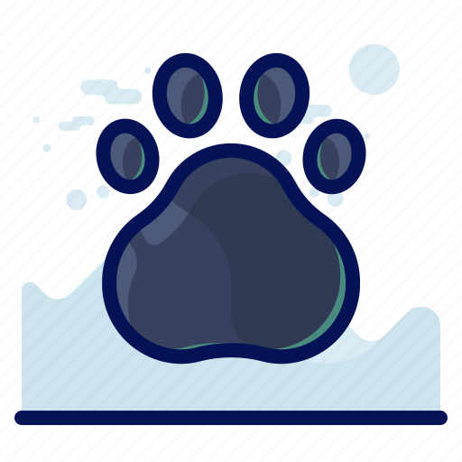 Animal, paw, pet, print, wildlife icon - Download on Iconfinder
