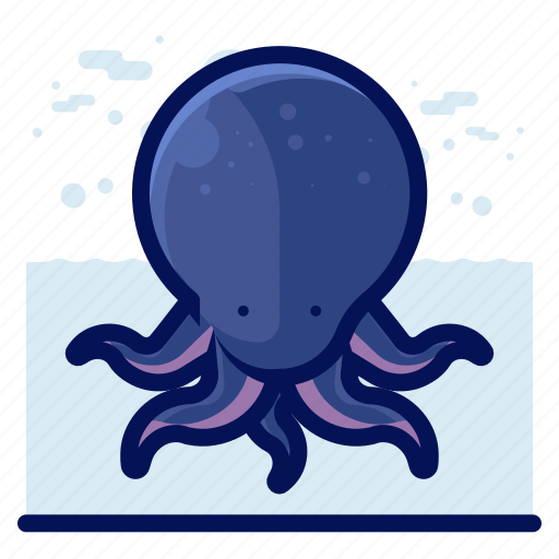 Ocean, octopus, sea, wildlife icon - Download on Iconfinder