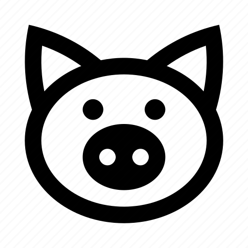 Animal, animals, meal, pet, pig, piggy, pork icon - Download on Iconfinder