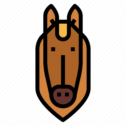 Animal, farm, horse, mammal, stallion icon - Download on Iconfinder
