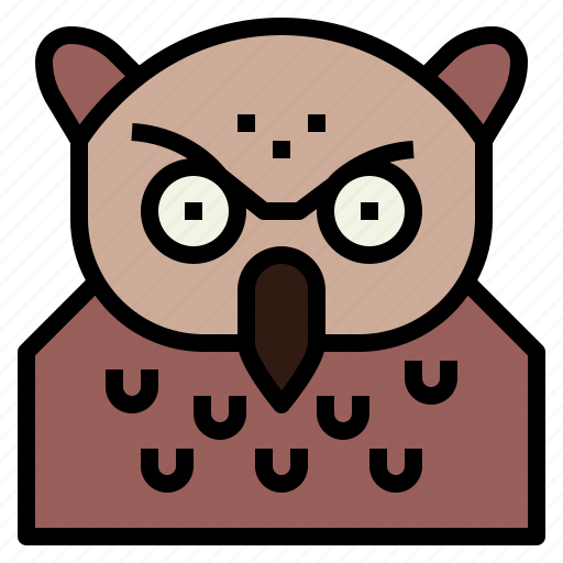 Animal, bird, head, owl, wildlife icon - Download on Iconfinder