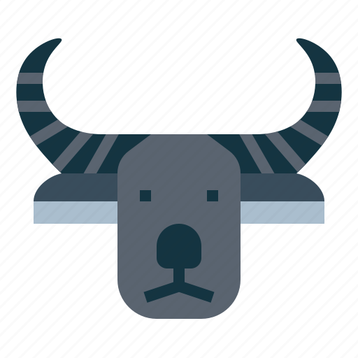 Anilmal, buffalo, carabao, horn, mammal icon - Download on Iconfinder