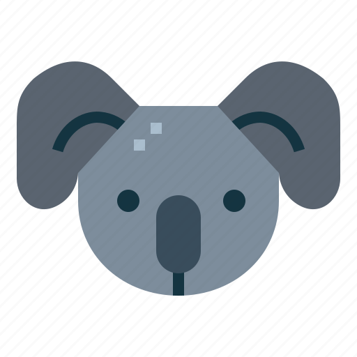 Animal, bear, head, koala, wildlife icon - Download on Iconfinder