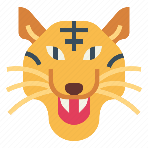 Animal, predator, tiger, wildlife icon - Download on Iconfinder