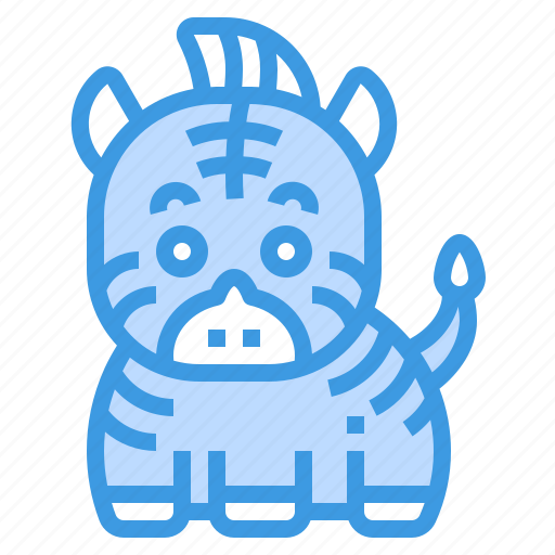 Zebra, mammal, animal, wild, wildlife icon - Download on Iconfinder