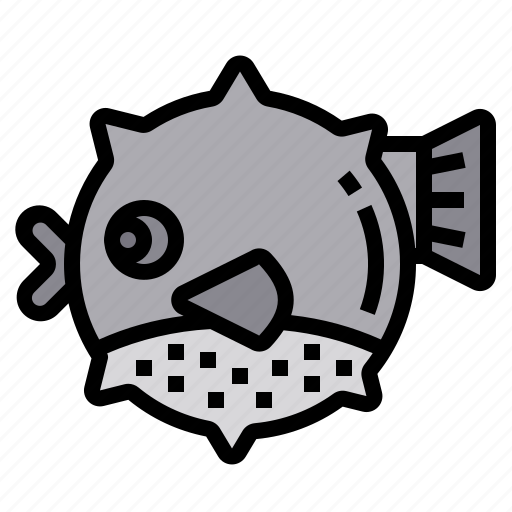 Blowfish, animal, fish, ocean, wildlife icon - Download on Iconfinder