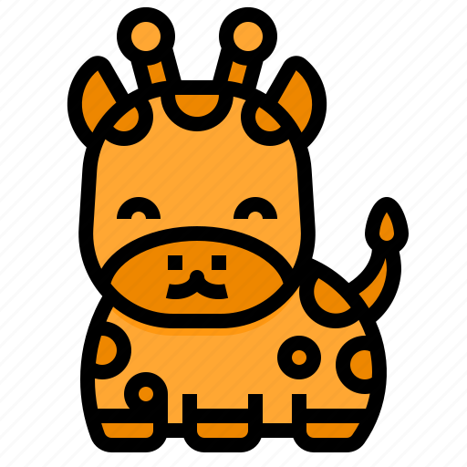 Giraffe, animal, wild, wildlife, zoo icon - Download on Iconfinder