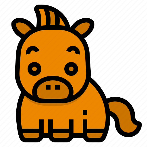 Horse, animal, wild, wildlife icon - Download on Iconfinder