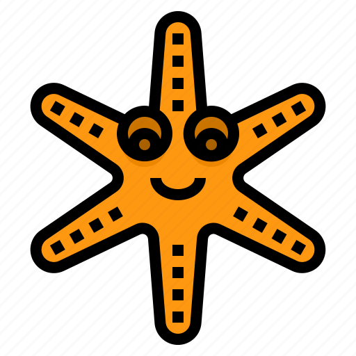 Starfish, star, aquatic, animal, sea icon - Download on Iconfinder