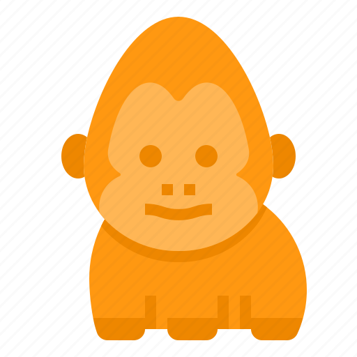 Gorilla, animal, wild, wildlifemonkey icon - Download on Iconfinder