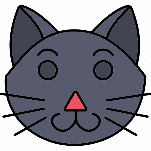 Cat, animal, pet, emoticon, emoji, face, mammal icon - Download on Iconfinder