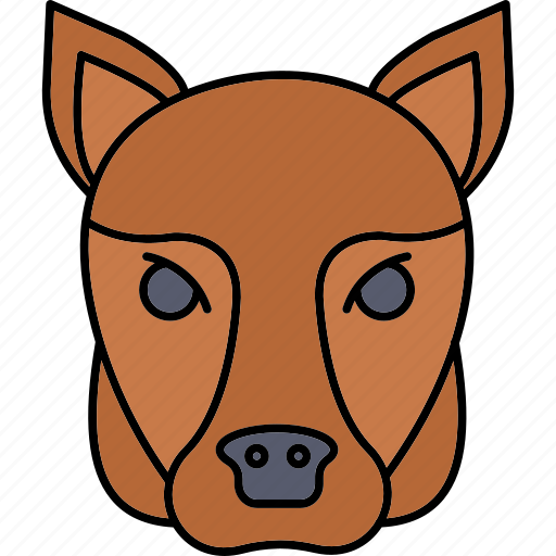 Foxhound, dog, cur, face, animal, pet, mammal icon - Download on Iconfinder