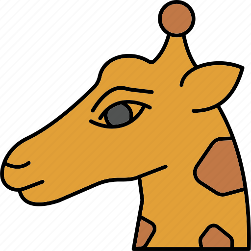 Giraffe, animal, wildlife, zoo, wild, mammal, nature icon - Download on Iconfinder