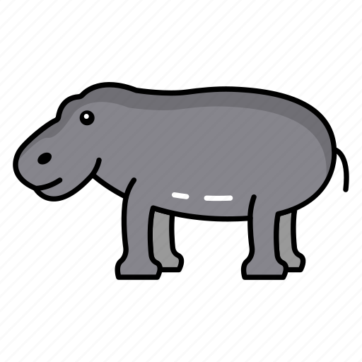 Aquatic, herbivores, riverbank, dwellers, mammals, water, hippopotamus icon - Download on Iconfinder