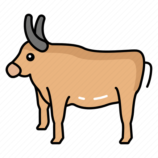 Farm, animals, draft, agricultural, work, oxen, breeds icon - Download on Iconfinder