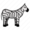 striped, equids, african, plains, wildlife, zebra, stripes, function, equine