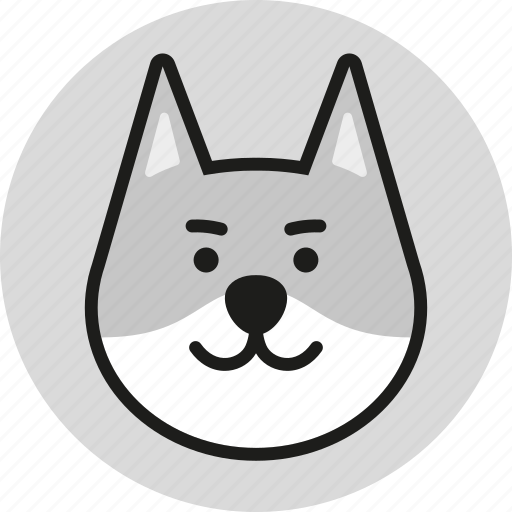 Animal, cute, head, logo, wild, wolf, zoo icon - Download on Iconfinder