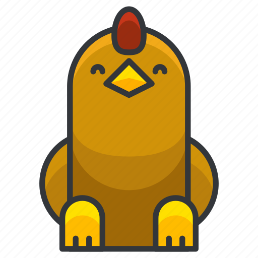 Chicken, animal, bird, farm, nature icon - Download on Iconfinder