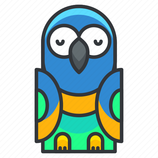 Parrot, animal, bird, nature, pet icon - Download on Iconfinder