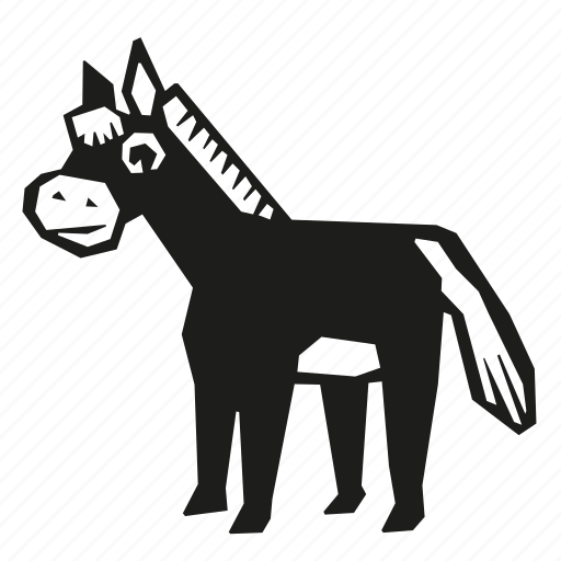 Donkey, animal, emoticon, expression, face, monkey icon - Download on Iconfinder