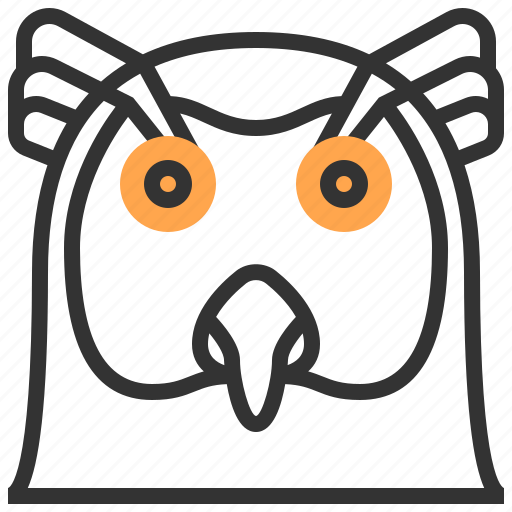 Animal, face, head, bird, owl icon - Download on Iconfinder