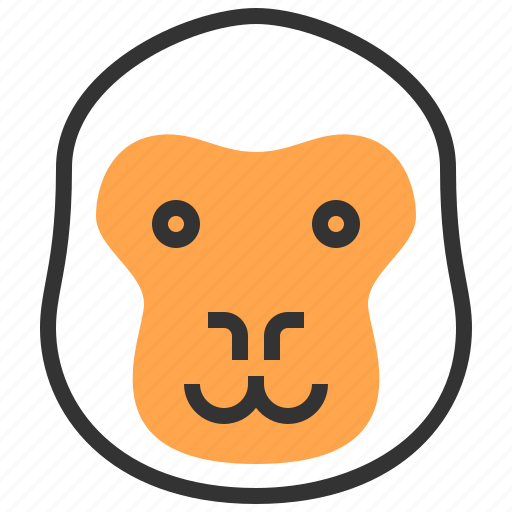 Animal, face, head, gorilla, monkey icon - Download on Iconfinder