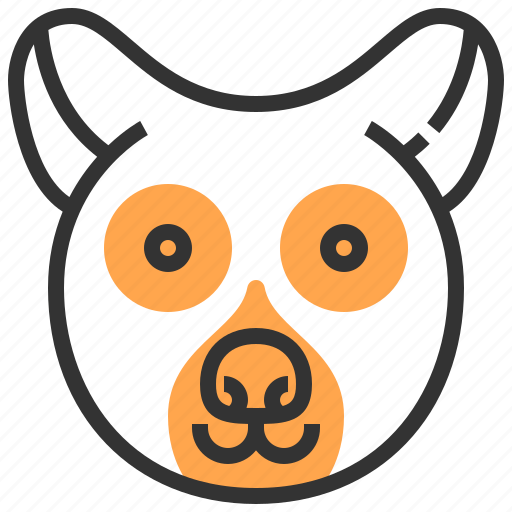 Animal, face, head, loris icon - Download on Iconfinder