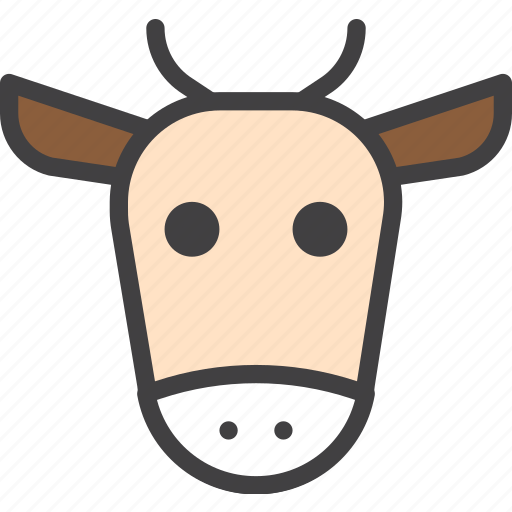 Beef, cow, head icon - Download on Iconfinder on Iconfinder