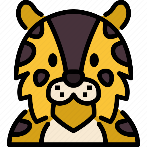 Leopard, zoo, animal, wildlife, avatar icon - Download on Iconfinder