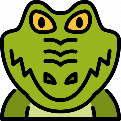 Alligator, zoo, animal, wildlife, avatar, crocodile icon - Download on Iconfinder