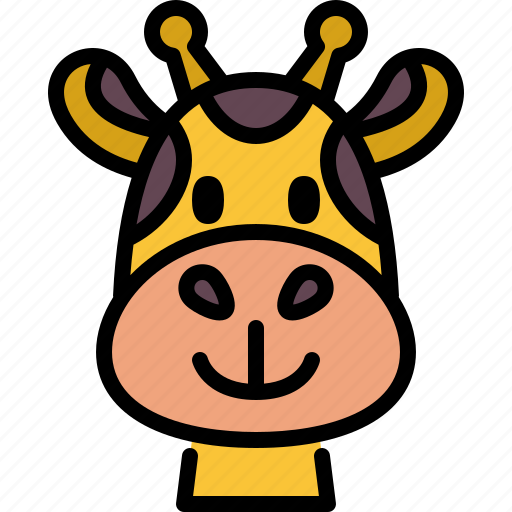 Giraffe, zoo, animal, wildlife, avatar icon - Download on Iconfinder